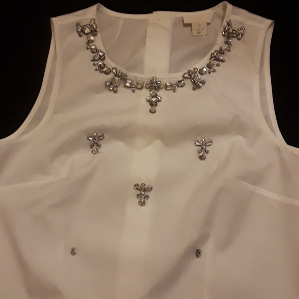 White cotton blouse